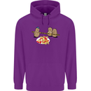 Potato Murder Funny Food BBQ Chef Mens 80% Cotton Hoodie Purple