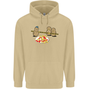 Potato Murder Funny Food BBQ Chef Mens 80% Cotton Hoodie Sand