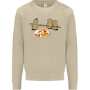 Potato Murder Funny Food BBQ Chef Mens Sweatshirt Jumper Sand