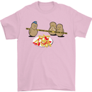 Potato Murder Funny Food BBQ Chef Mens T-Shirt Cotton Gildan Light Pink