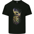 Praying Skull Gothic Biker Heavy Metal Rock Mens Cotton T-Shirt Tee Top Black