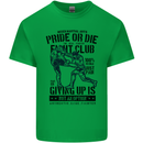Pride MMA Muay Thai Mixed Martial Arts Kids T-Shirt Childrens Irish Green