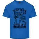 Pride MMA Muay Thai Mixed Martial Arts Kids T-Shirt Childrens Royal Blue