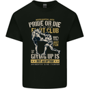 Pride MMA Muay Thai Mixed Martial Arts Mens Cotton T-Shirt Tee Top Black