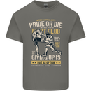 Pride MMA Muay Thai Mixed Martial Arts Mens Cotton T-Shirt Tee Top Charcoal