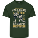 Pride MMA Muay Thai Mixed Martial Arts Mens Cotton T-Shirt Tee Top Forest Green