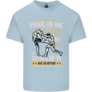 Pride MMA Muay Thai Mixed Martial Arts Mens Cotton T-Shirt Tee Top Light Blue