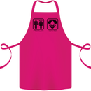 Problem Solved Skydive Freefall Paras Cotton Apron 100% Organic Pink