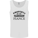 Property of My Awesome Fiance Mens Vest Tank Top White
