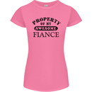 Property of My Awesome Fiance Womens Petite Cut T-Shirt Azalea