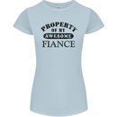 Property of My Awesome Fiance Womens Petite Cut T-Shirt Light Blue