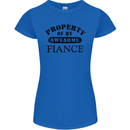 Property of My Awesome Fiance Womens Petite Cut T-Shirt Royal Blue