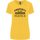 Property of My Awesome Fiance Womens Wider Cut T-Shirt Yellow