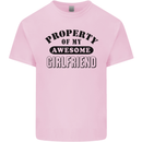 Property of My Awesome Girlfriend Funny Kids T-Shirt Childrens Light Pink