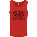 Property of My Awesome Girlfriend Funny Mens Vest Tank Top Red