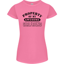Property of My Awesome Girlfriend Funny Womens Petite Cut T-Shirt Azalea