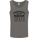 Property of My Awesome Wife Valentine's Day Mens Vest Tank Top Charcoal