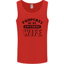 Property of My Awesome Wife Valentine's Day Mens Vest Tank Top Red