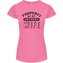 Property of My Awesome Wife Valentine's Day Womens Petite Cut T-Shirt Azalea