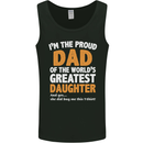 Proud World's Greatest Daughter Fathers Day Mens Vest Tank Top Black