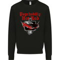 Psychobilly Hot Rod Hotrod Dragster Mens Sweatshirt Jumper Black