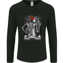 Pull It and Fire Day of the Dead La Catrina Mens Long Sleeve T-Shirt Black