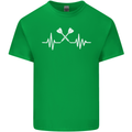 Pulse Darts Funny ECG Mens Cotton T-Shirt Tee Top Irish Green