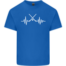 Pulse Hockey Ice Street Player ECG Kids T-Shirt Childrens Royal Blue