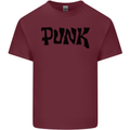 Punk As Worn By Mens Cotton T-Shirt Tee Top Maroon