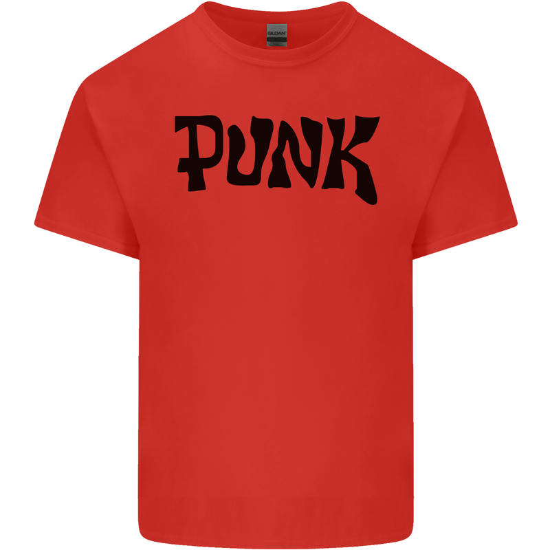 Punk As Worn By Mens Cotton T-Shirt Tee Top Red