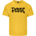 Punk As Worn By Mens Cotton T-Shirt Tee Top Yellow