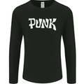 Punk As Worn By Mens Long Sleeve T-Shirt Black
