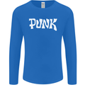 Punk As Worn By Mens Long Sleeve T-Shirt Royal Blue