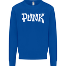 Punk As Worn By Mens Sweatshirt Jumper Royal Blue