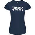 Punk As Worn By Womens Petite Cut T-Shirt Navy Blue