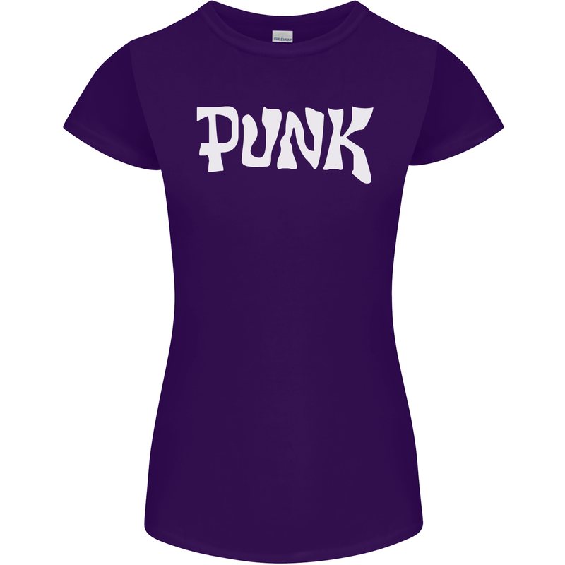 Punk As Worn By Womens Petite Cut T-Shirt Purple