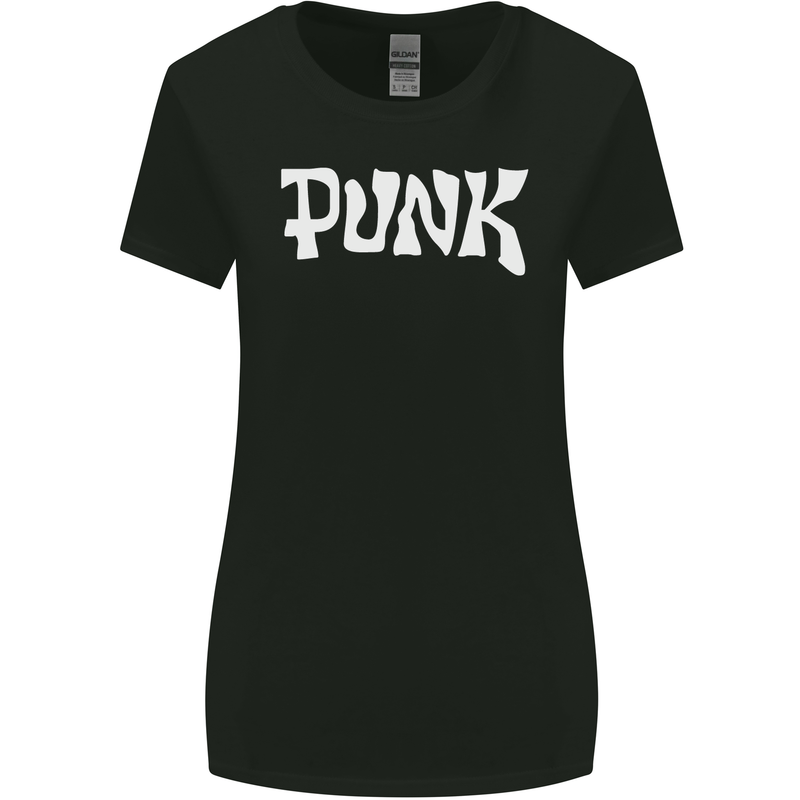 Punk As Worn By Womens Wider Cut T-Shirt Black