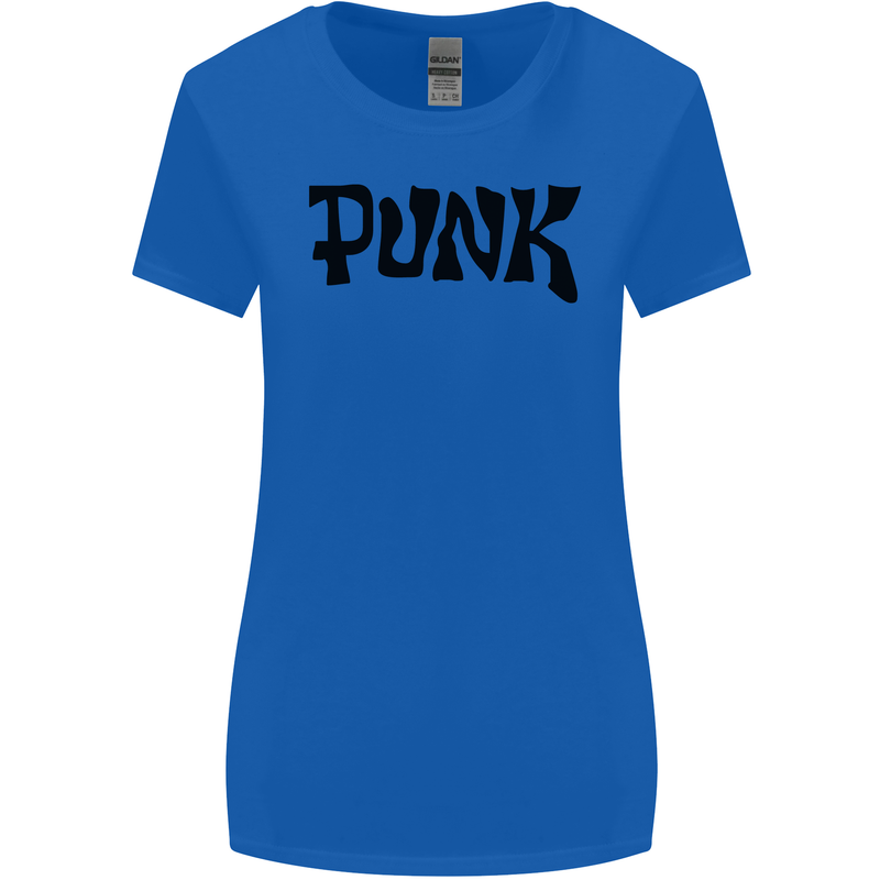 Punk As Worn By Womens Wider Cut T-Shirt Royal Blue