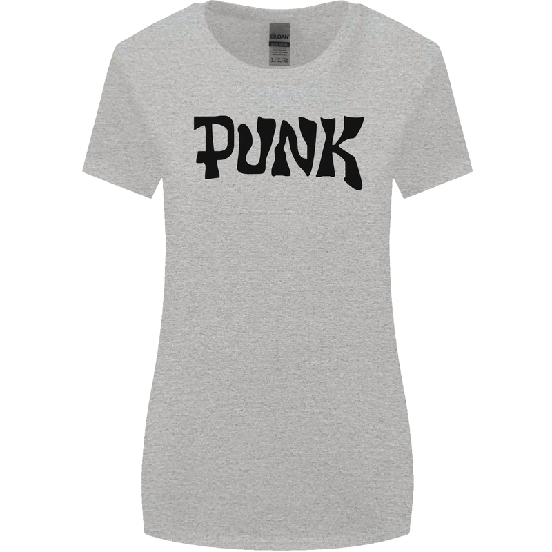 Punk As Worn By Womens Wider Cut T-Shirt Sports Grey