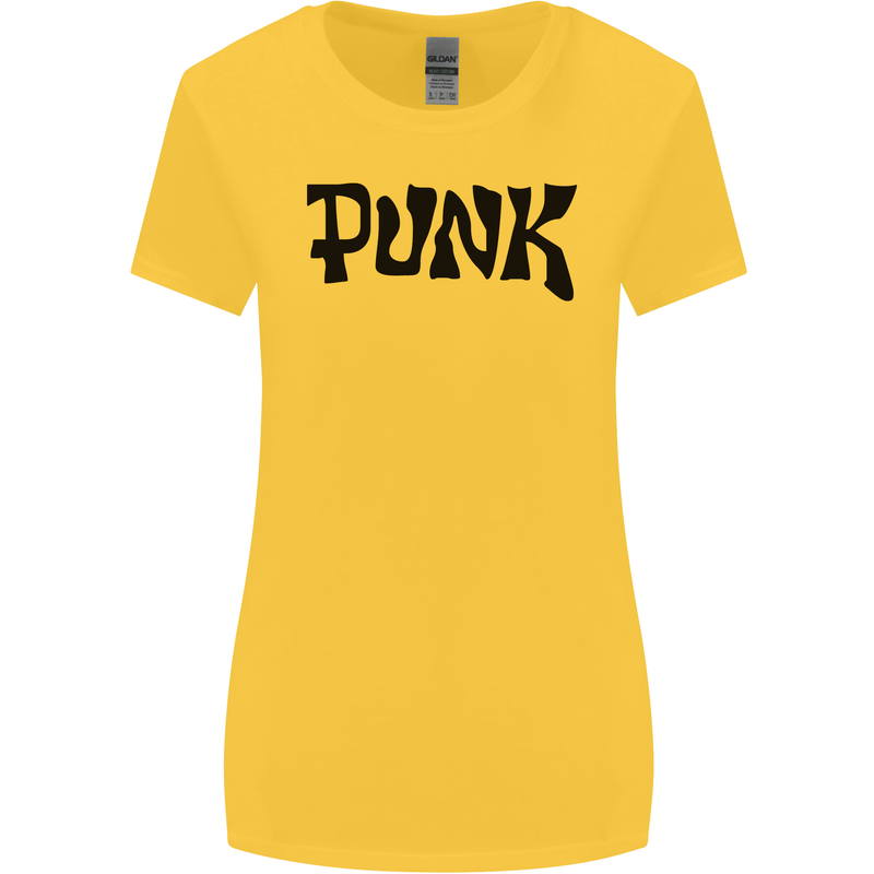 Punk As Worn By Womens Wider Cut T-Shirt Yellow