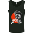 Punk's Not Dead Rock Music Skull Mens Vest Tank Top Black