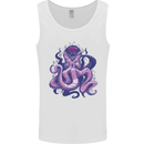 Purple Cthulhu Kraken Octopus Mens Vest Tank Top White