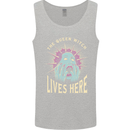 Queen Witch Funny Halloween Wife Girlfriend Mens Vest Tank Top Sports Grey