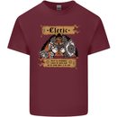 RPG Role Playing Games Cleric Dragons Mens Cotton T-Shirt Tee Top Maroon