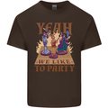 RPG Yeah We Like to Party Role Playing Game Mens Cotton T-Shirt Tee Top Dark Chocolate