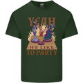 RPG Yeah We Like to Party Role Playing Game Mens Cotton T-Shirt Tee Top Forest Green