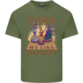 RPG Yeah We Like to Party Role Playing Game Mens Cotton T-Shirt Tee Top Military Green