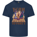 RPG Yeah We Like to Party Role Playing Game Mens Cotton T-Shirt Tee Top Navy Blue