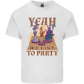 RPG Yeah We Like to Party Role Playing Game Mens Cotton T-Shirt Tee Top White