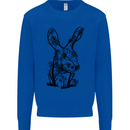 Rabbit Ecology Mens Sweatshirt Jumper Royal Blue